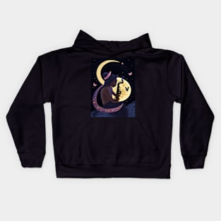 Saxophone Voyage to Dreamland Kids Hoodie